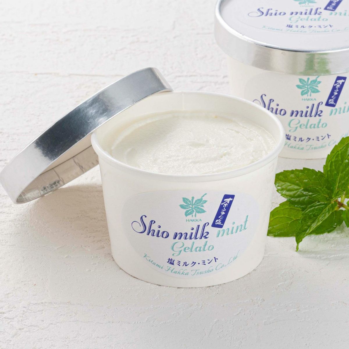 塩ミルクミントジェラート